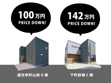 100万円PRICE DOWN